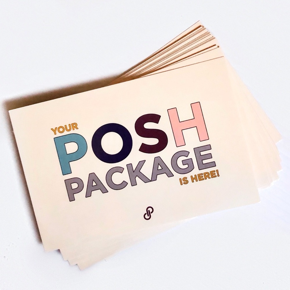 set of 20 Poshmark Thank You cards